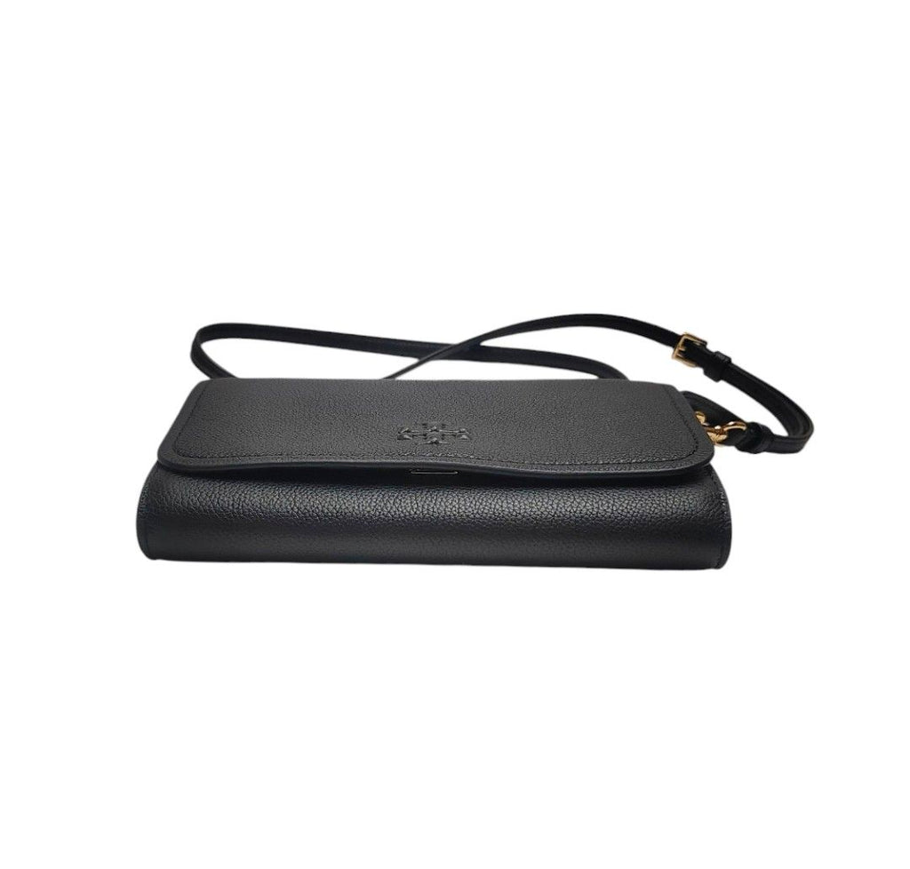 TORY BURCH THEA WOC 卡夾 零錢包 斜背包 黑色 小包 保證正品