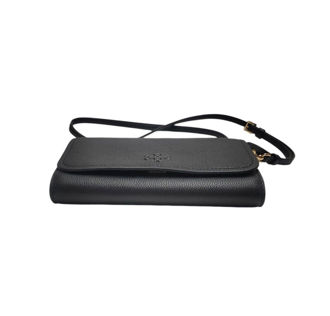 TORY BURCH THEA WOC 卡夾 零錢包 斜背包 黑色 小包 保證正品
