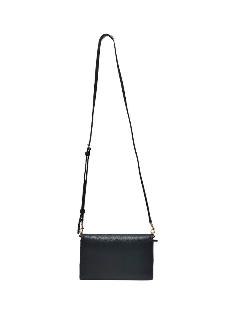TORY BURCH THEA WOC 卡夾 零錢包 斜背包 黑色 小包 保證正品