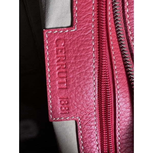 CERRUTI 1881紅色手提包 保證正品