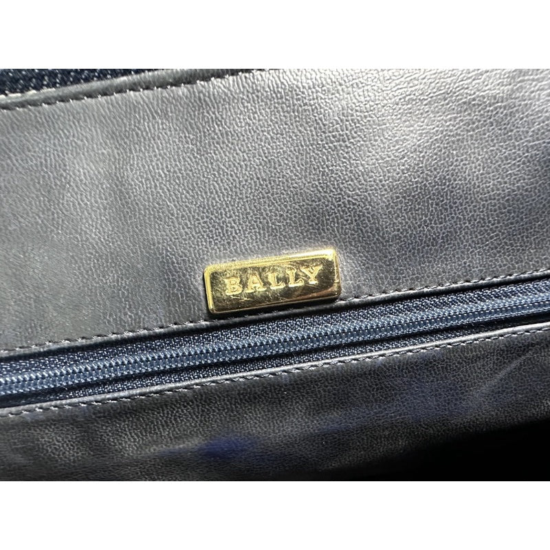 BALLY 手提包 藍色 流蘇 保證正品100%