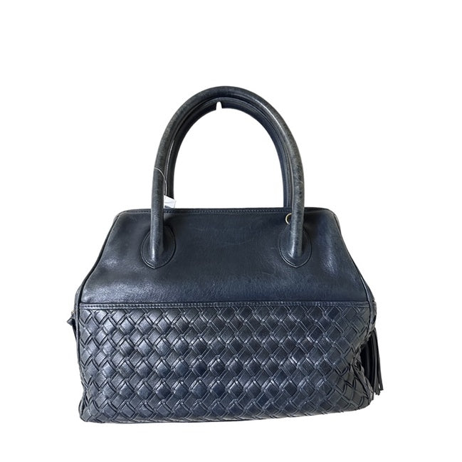 BALLY 手提包 藍色 流蘇 保證正品100%