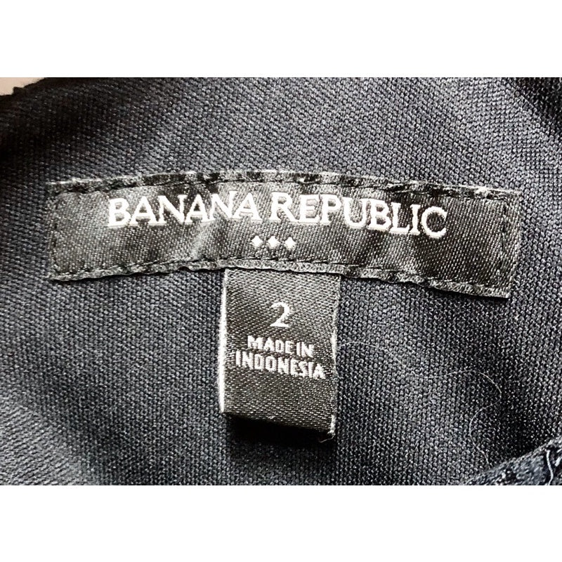 BANANA REPUBLIC 黑色 蕾絲 洋裝 有內裡  2(XS)號
