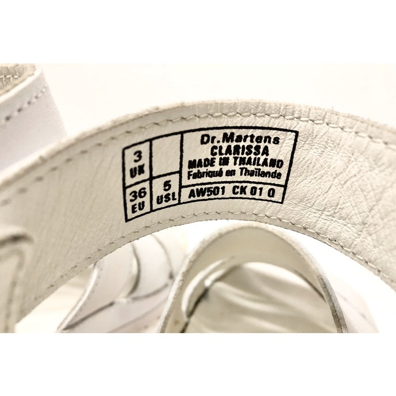 DR MARTENS 白色 厚底 涼鞋 有盒 有吊牌 UK36號 鞋內24公分 保證正品