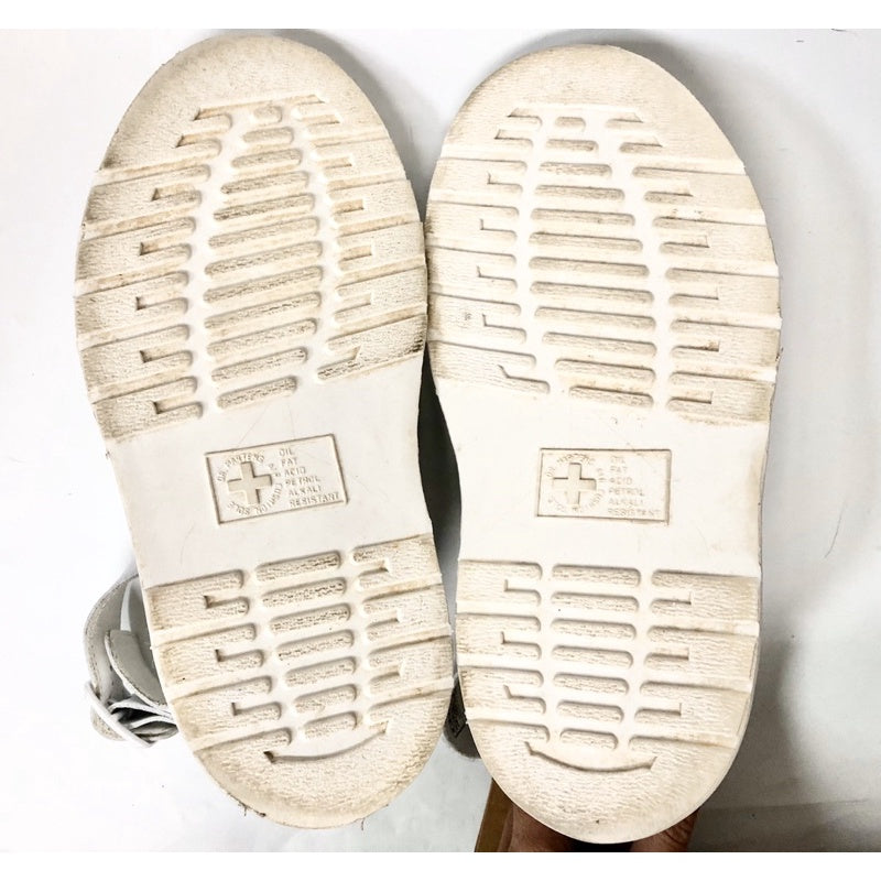 DR MARTENS 白色 厚底 涼鞋 有盒 有吊牌 UK36號 鞋內24公分 保證正品