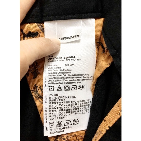TIMBERLAND 黑色 男生 長褲 休閒褲