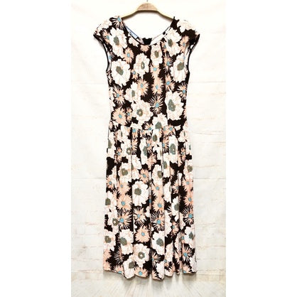 PRADA 花朵 無袖 洋裝 後拉鏈式 40(L)號 保證正品