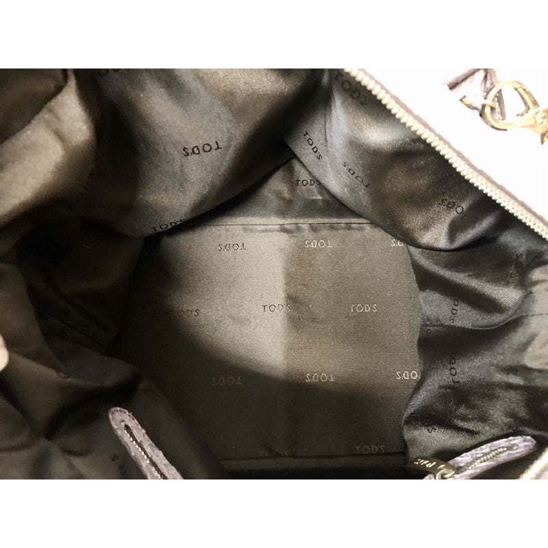 TOD’S 紫藕色 蟒蛇皮 真皮 輕量 手提包 斜背包 保證正品