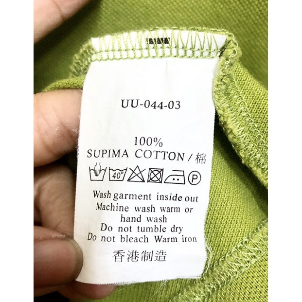 BURBERRY 綠色 長袖 POLO衫 S號 保證正品