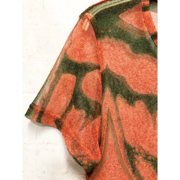 PLEATS PLEASE PP ISSEY MIYAKE 三宅 摺衣 皺褶 網紗 透視 上衣 5號 保證正品