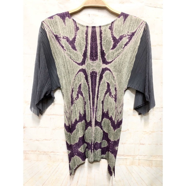 PLEATS PLEASE PP ISSEY MIYAKE 三宅 摺衣 皺褶 袖子與下擺有造型 上衣 4號 保證正品