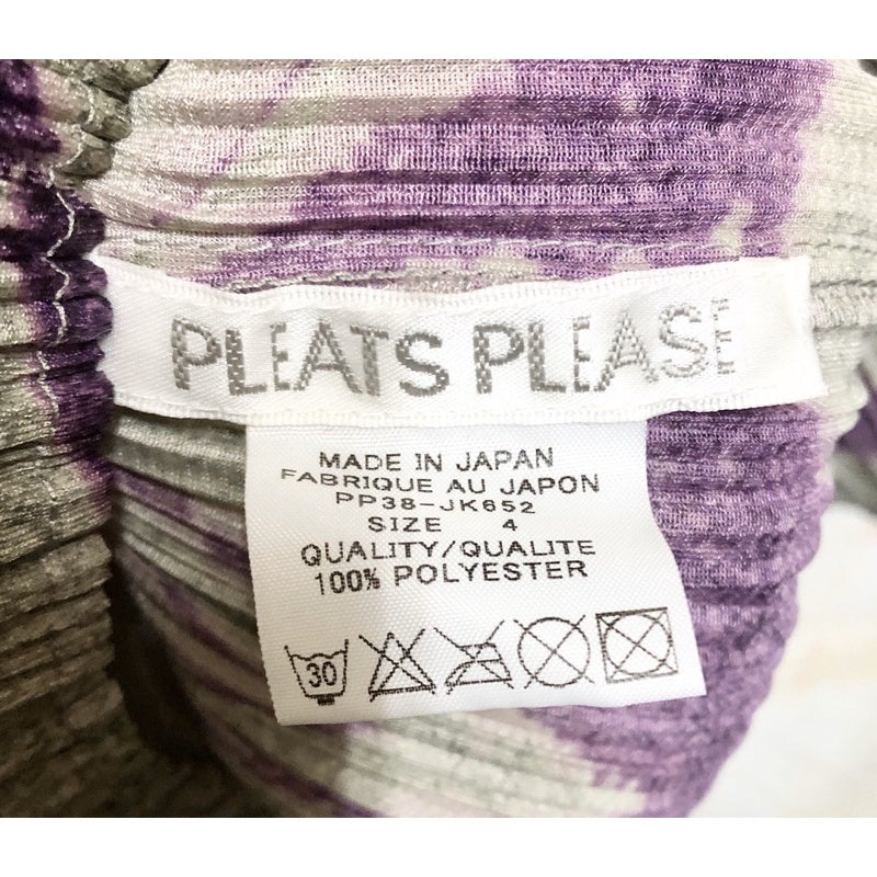 PLEATS PLEASE PP ISSEY MIYAKE 三宅 摺衣 皺褶 袖子與下擺有造型 上衣 4號 保證正品