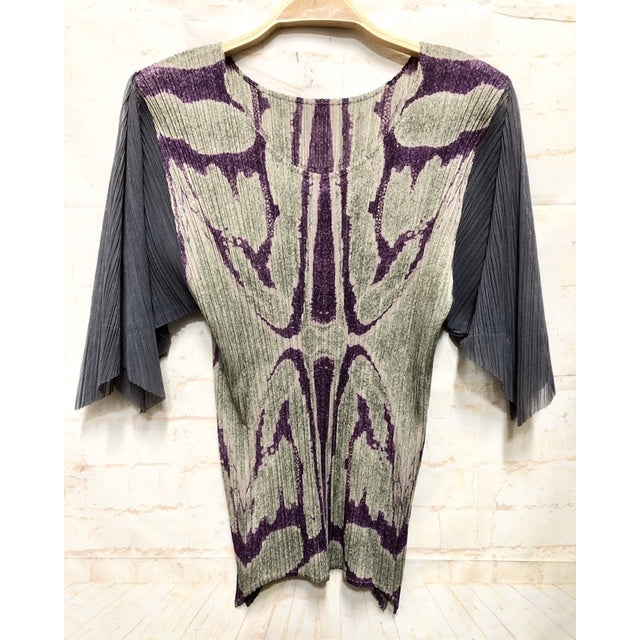PLEATS PLEASE PP ISSEY MIYAKE 三宅 摺衣 皺褶 袖子與下擺有造型 上衣 4號 保證正品