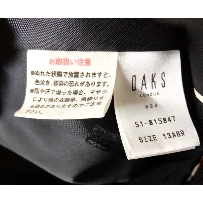 DAKS 日本製 黑色 花紋 西裝外套 13號 保證正品