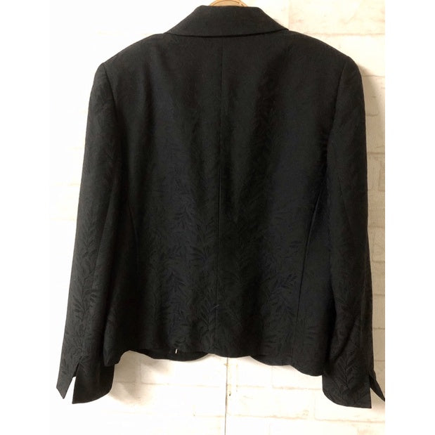 DAKS 日本製 黑色 花紋 西裝外套 13號 保證正品