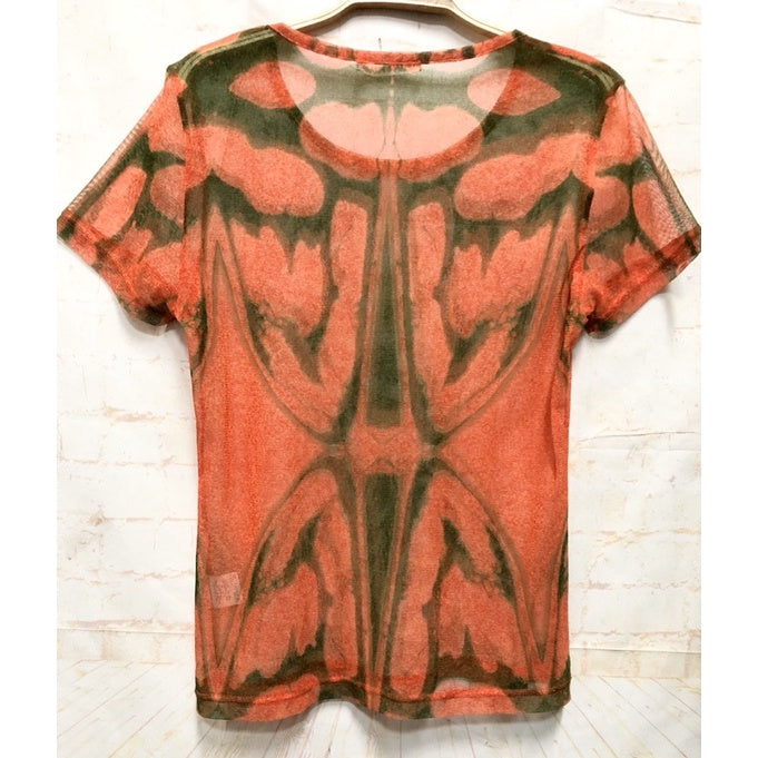 PLEATS PLEASE PP ISSEY MIYAKE 三宅 摺衣 皺褶 網紗 透視 上衣 5號 保證正品
