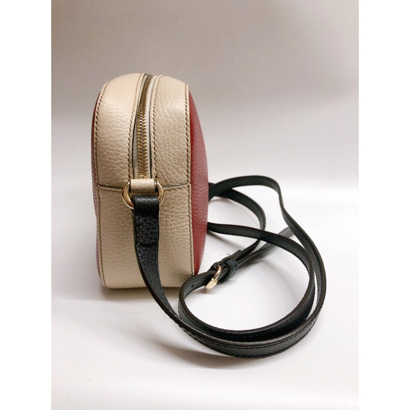 GUCCI 431657 SOHO DISCO 撞色 相機包 方包