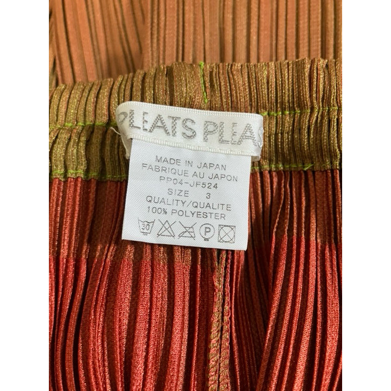 PLEATS PLEASE PP ISSEY MIYAKE 三宅 摺衣 皺褶 內外雙色 長褲 寬褲 保證正品