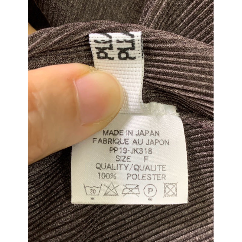 PLEATS PLEASE 皺摺 三宅 上衣 MIST 深棕色 F號 保證正品