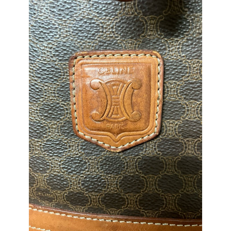 CELINE VINTAGE TRIOMPHE 凱旋門水桶包 保證正品