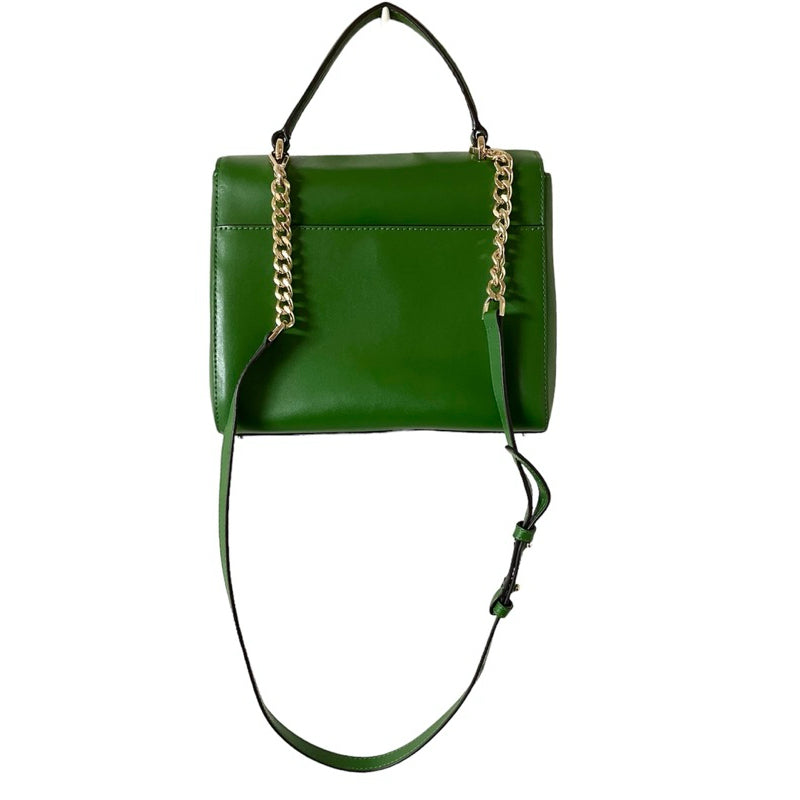 MICHAEL KORS  MK 綠色 掀蓋式 旋鈕扣 兩用包 保證正品