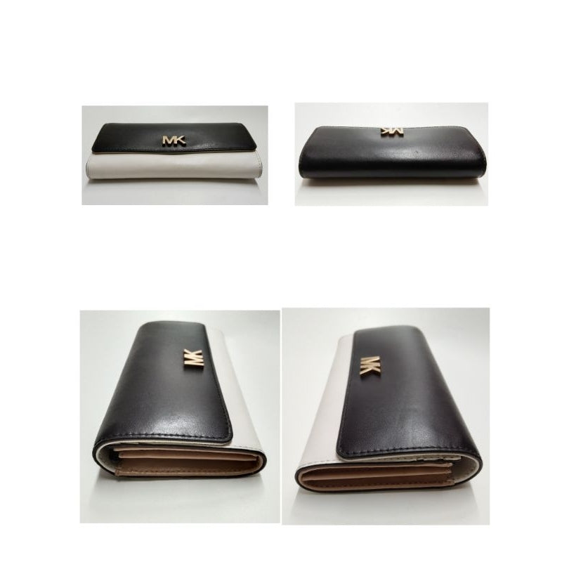 MICHAEL KORS 35T9GO8E3T 雙色 真皮 長夾  保證正品