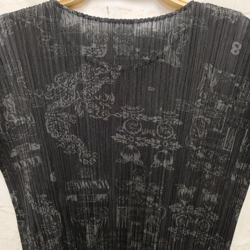 PLEATS PLEASE PP ISSEY MIYAKE 印花 三宅 摺衣 皺褶 短袖 套裝 成套 保證正品