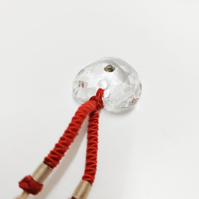 SWAROVSKI 施華洛世奇 項鍊 水晶 心型 紅繩 保證正品