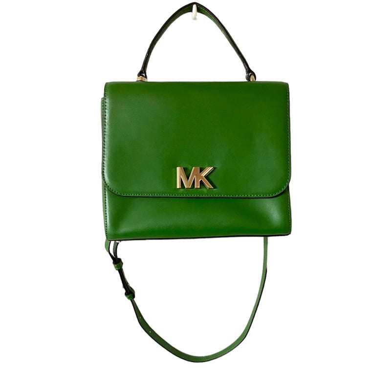 MICHAEL KORS  MK 綠色 掀蓋式 旋鈕扣 兩用包 保證正品