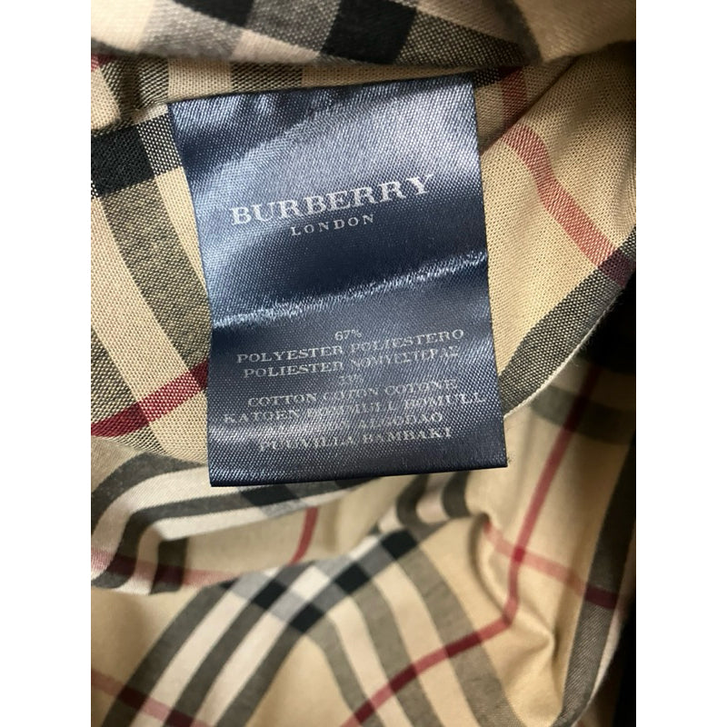 BURBERRY 深藍色風衣外套 保證正品