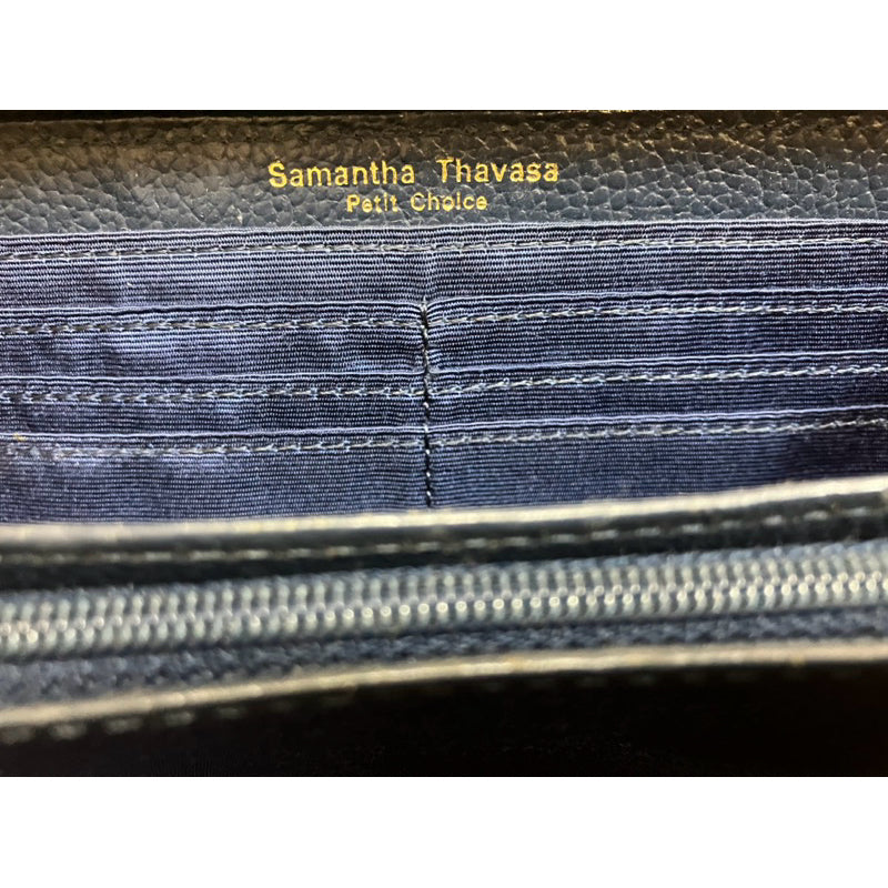 SAMANTHA THAVAS 真皮拉鍊長夾