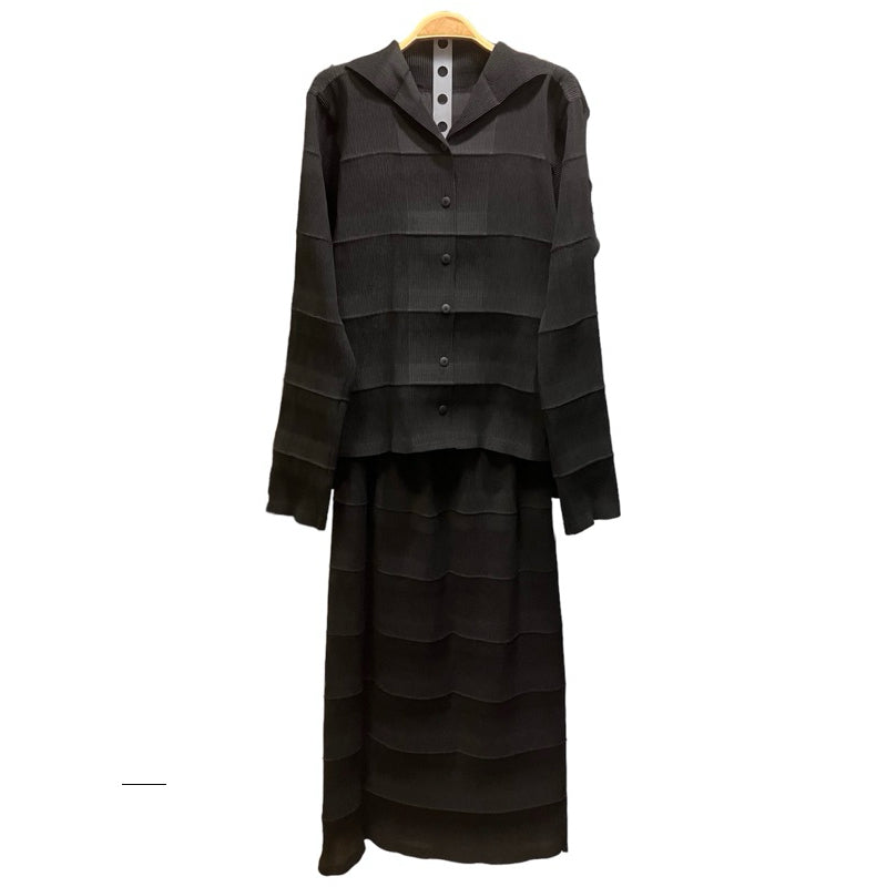 PLEATS PLEASE PP ISSEY MIYAKE 三宅 摺衣 皺褶 長袖 套裝 成套 保證正品