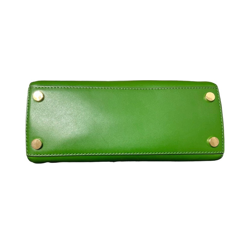 MICHAEL KORS  MK 綠色 掀蓋式 旋鈕扣 兩用包 保證正品