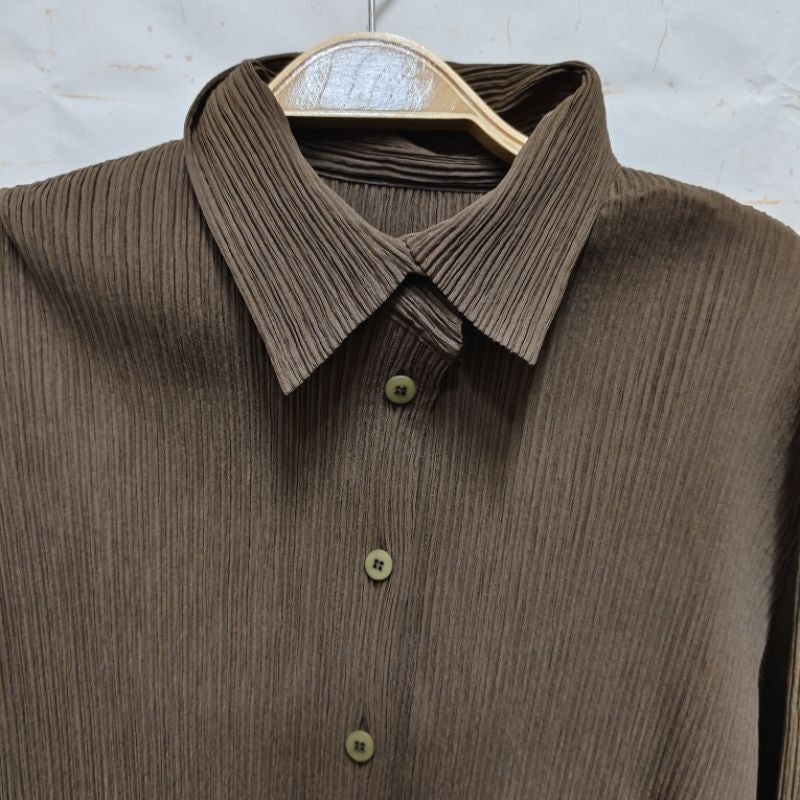 PLEATS PLEASE PP ISSEY MIYAKE 三宅 摺衣 皺褶 長袖 套裝 成套 保證正品