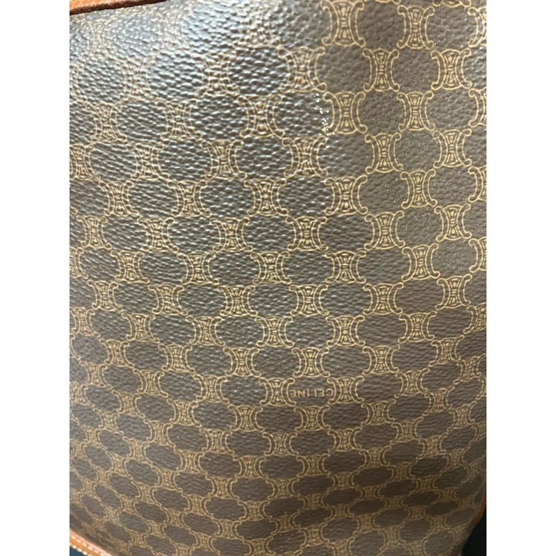 CELINE VINTAGE TRIOMPHE 凱旋門水桶包 保證正品