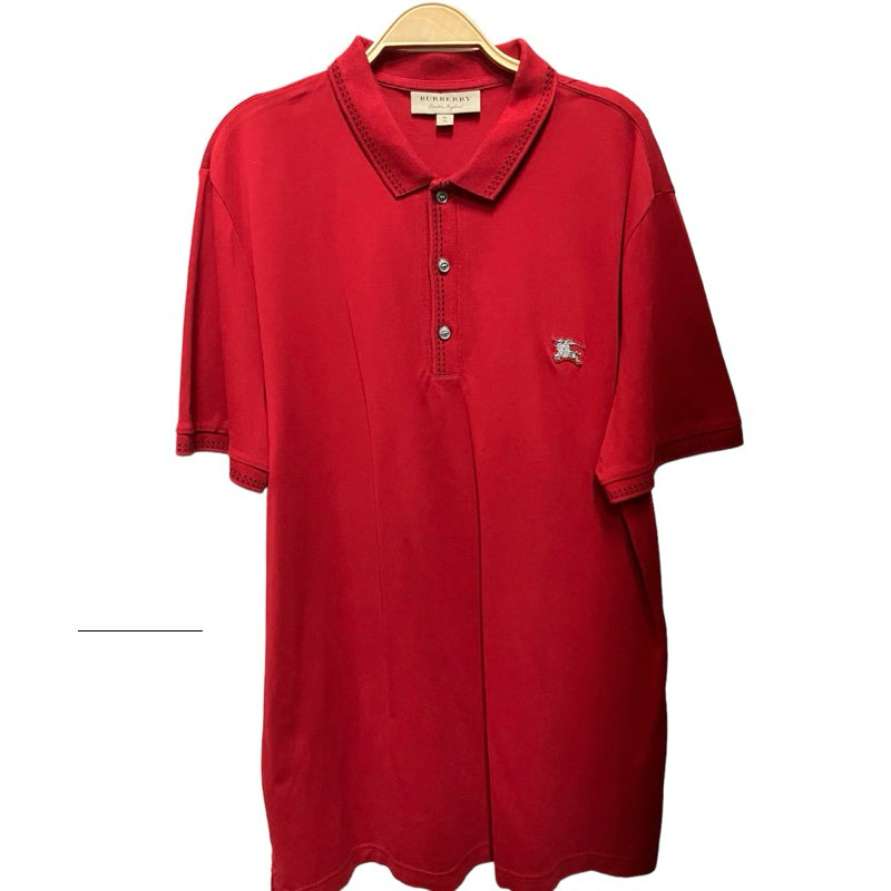BURBERRY 正紅色POLO衫 保證正品