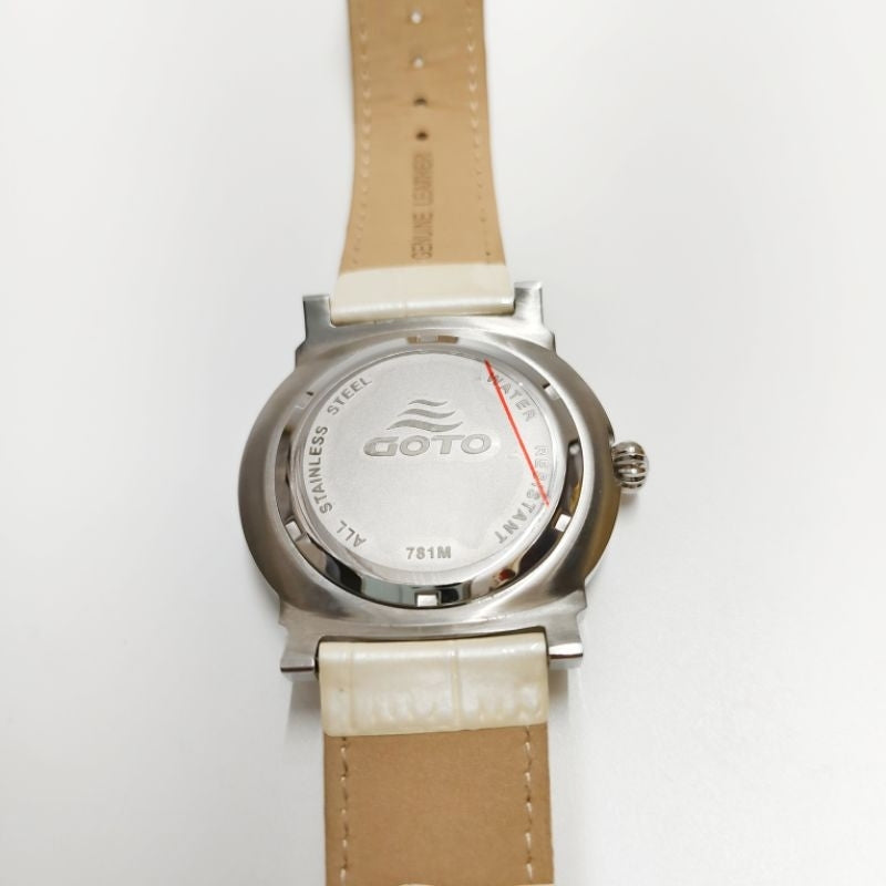 GOTO 米色 錶 手錶 保證正品