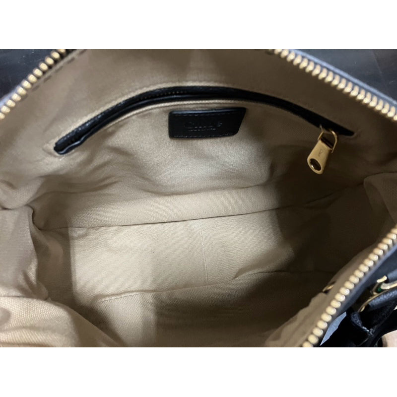CHLOE MARCIE 黑色真皮肩背斜背包 保證正品