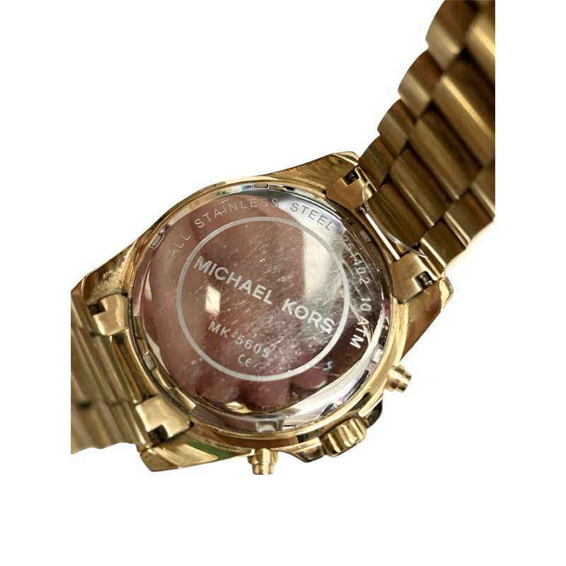 MICHAEL KORS 金色三眼錶 保證正品