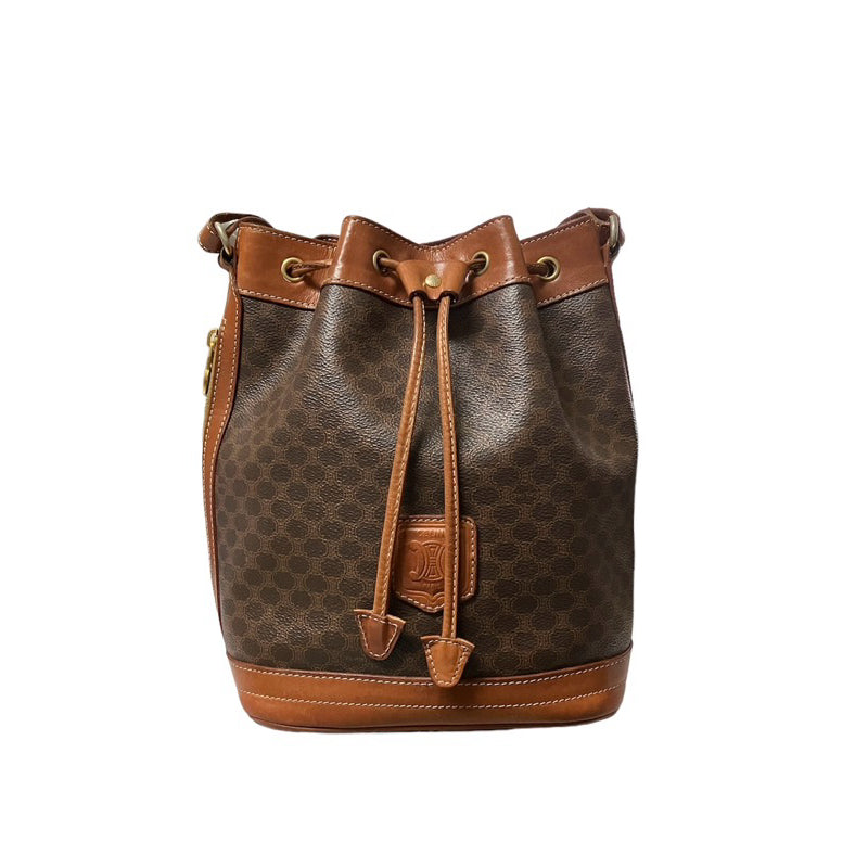 CELINE VINTAGE TRIOMPHE 凱旋門水桶包 保證正品