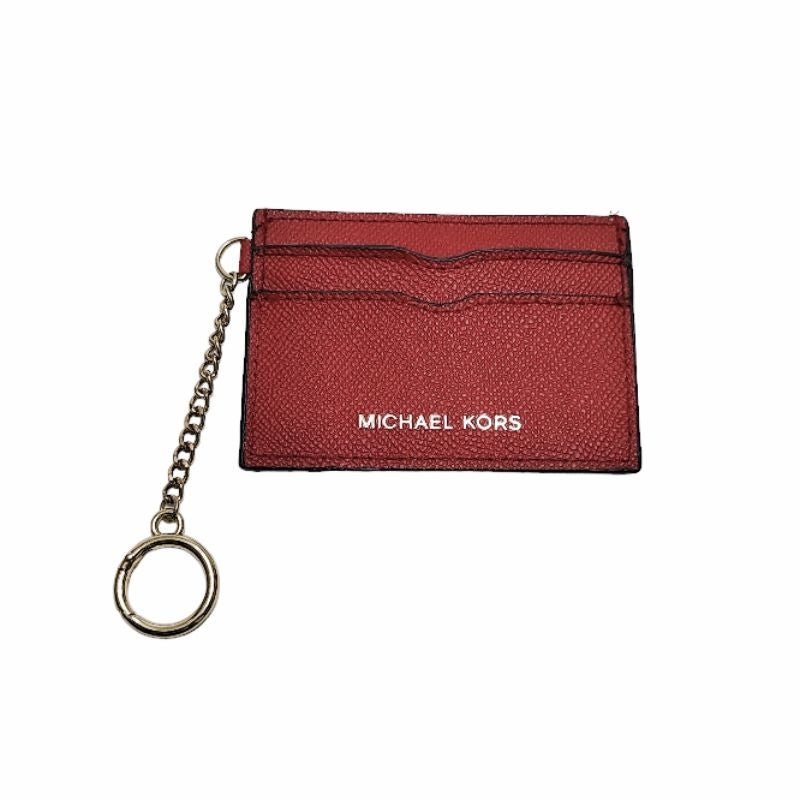 MICHAEL KORS  MK 名片夾 卡片夾 紅色 保證正品