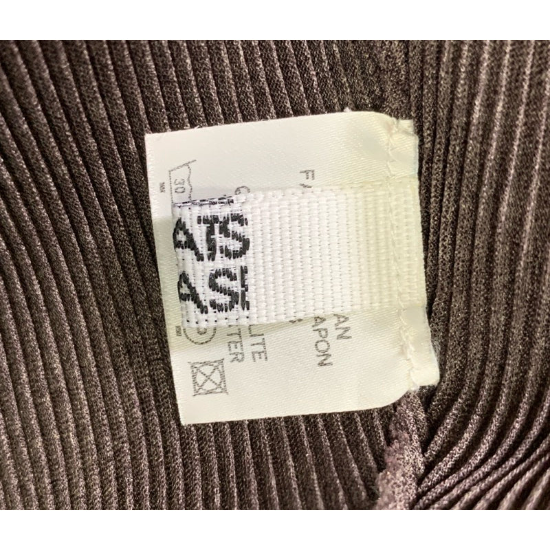PLEATS PLEASE 皺摺 三宅 上衣 MIST 深棕色 F號 保證正品