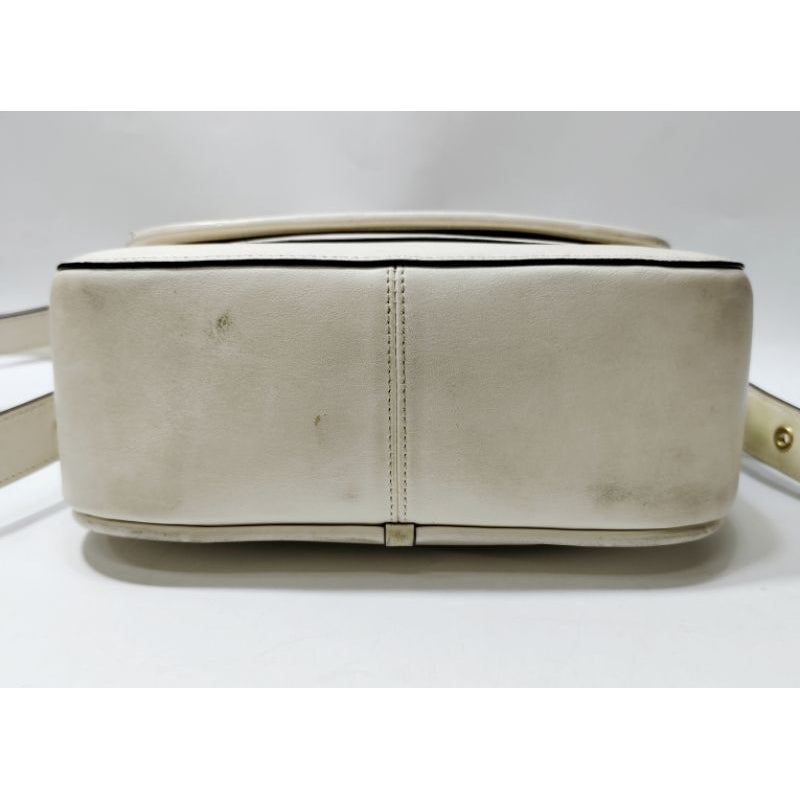 COACH 蔻馳 89139 翻蓋 條紋 拼接 斜背包 保證正品