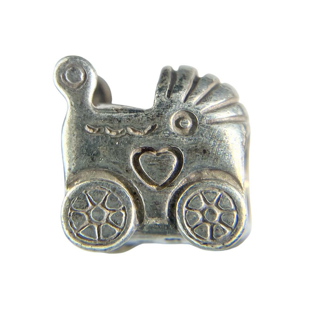 潘朵拉 串珠 PANDORA 嬰兒車 花圈 小碎花 保證正品