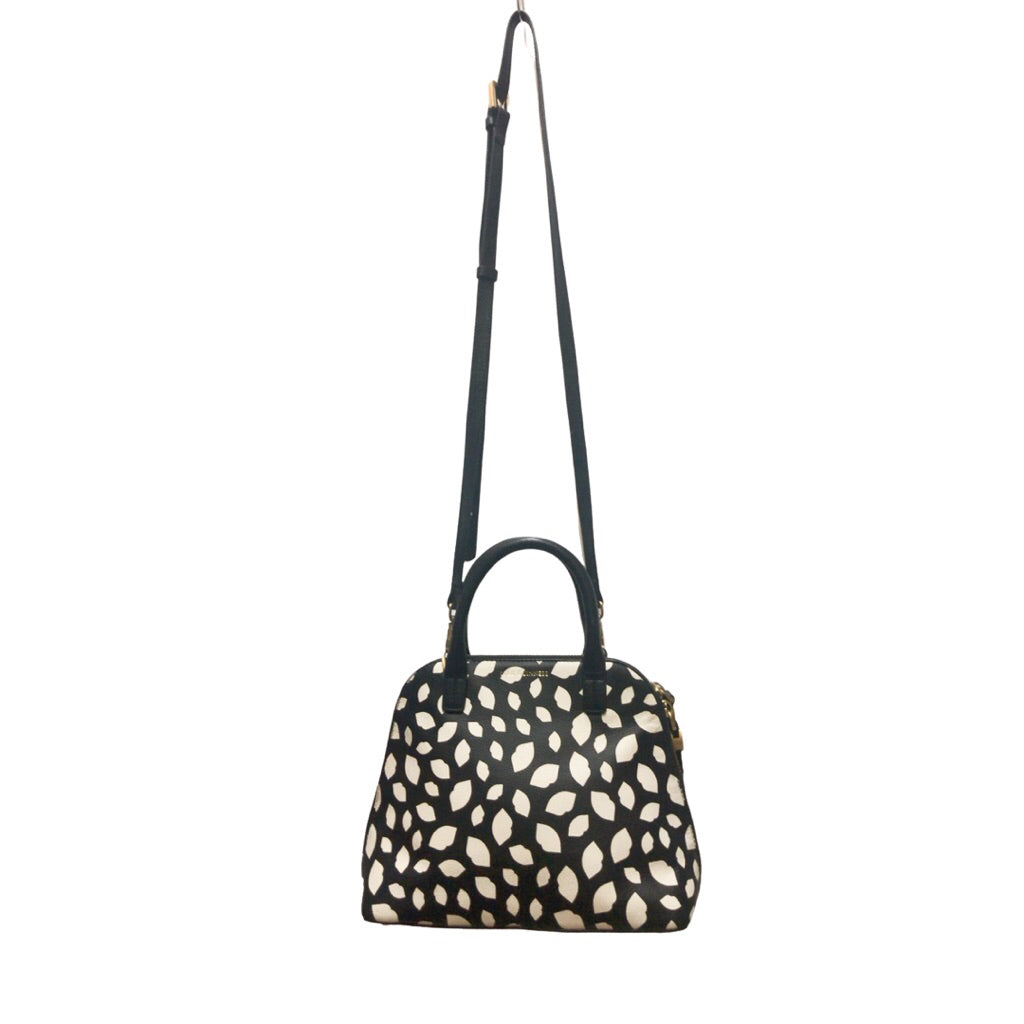 Lulu Guinness 紅唇包 黑白 手提斜背 包