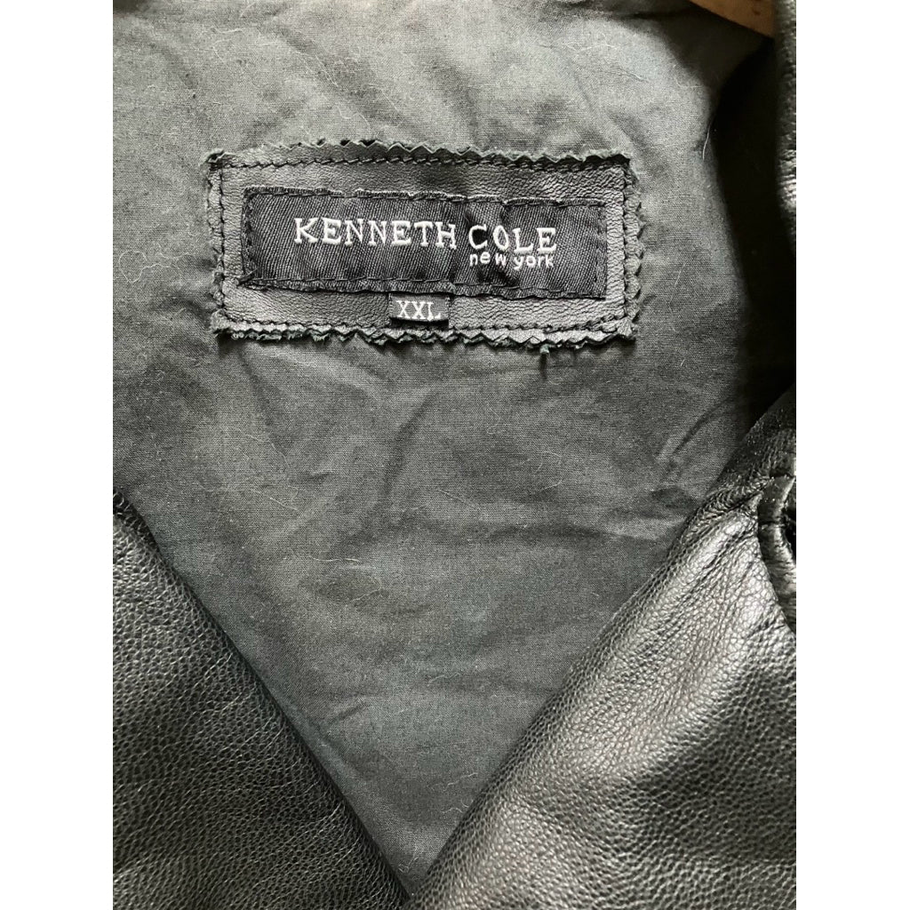 KENNETH COLE 小羊皮真皮外套