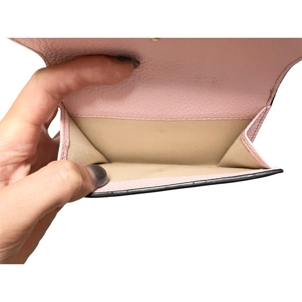 CHLOE 粉色 三折短夾 保證正品
