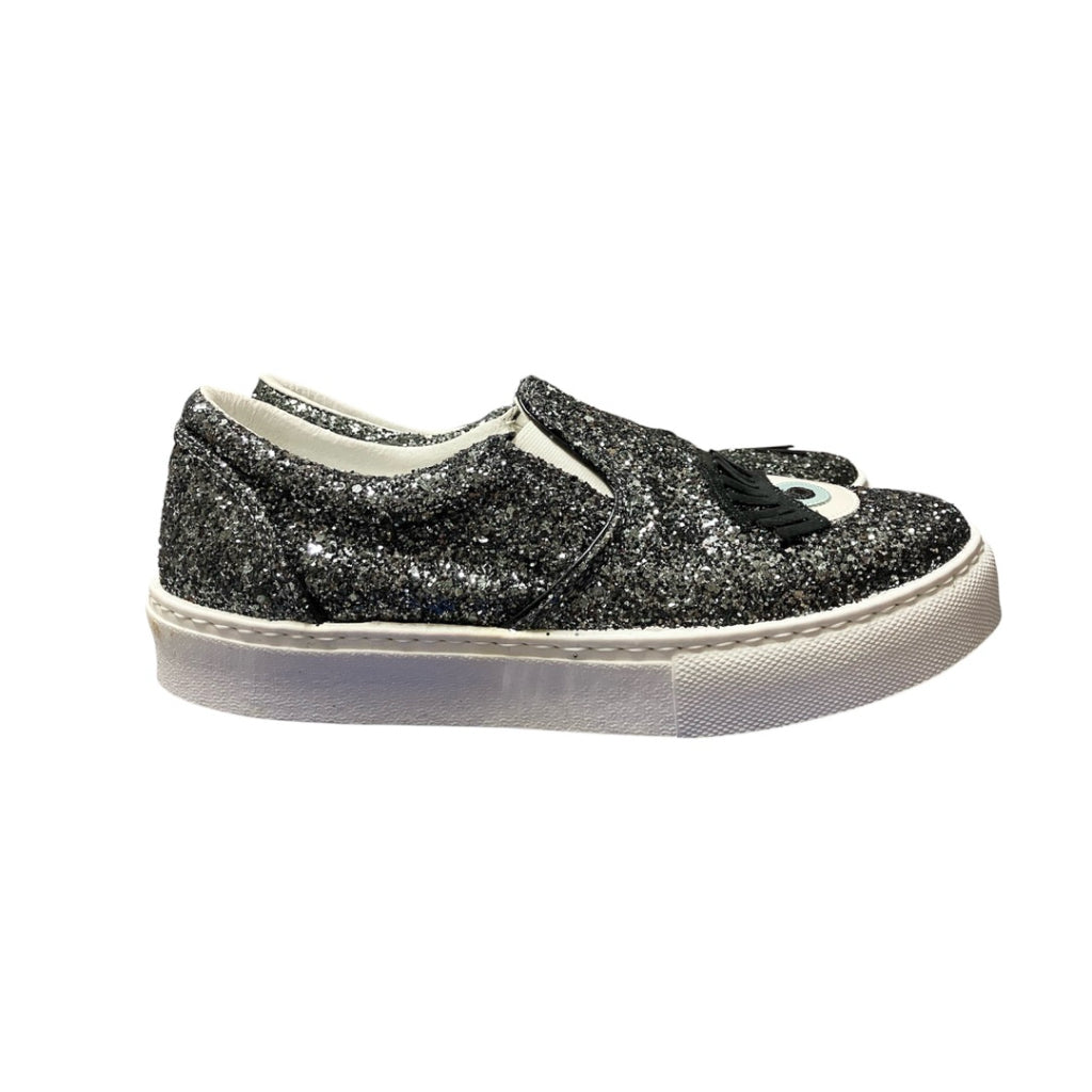 全新閑置品！！！CHIARA FERRAGNI 眨眼 亮片 懶人鞋