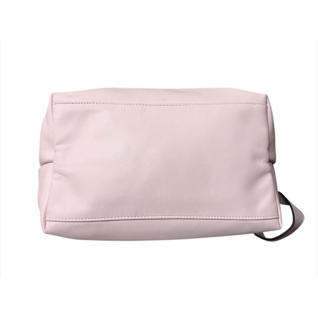 LONGCHAMP 淡粉色 全皮 轉運珠 水餃包 保證正品