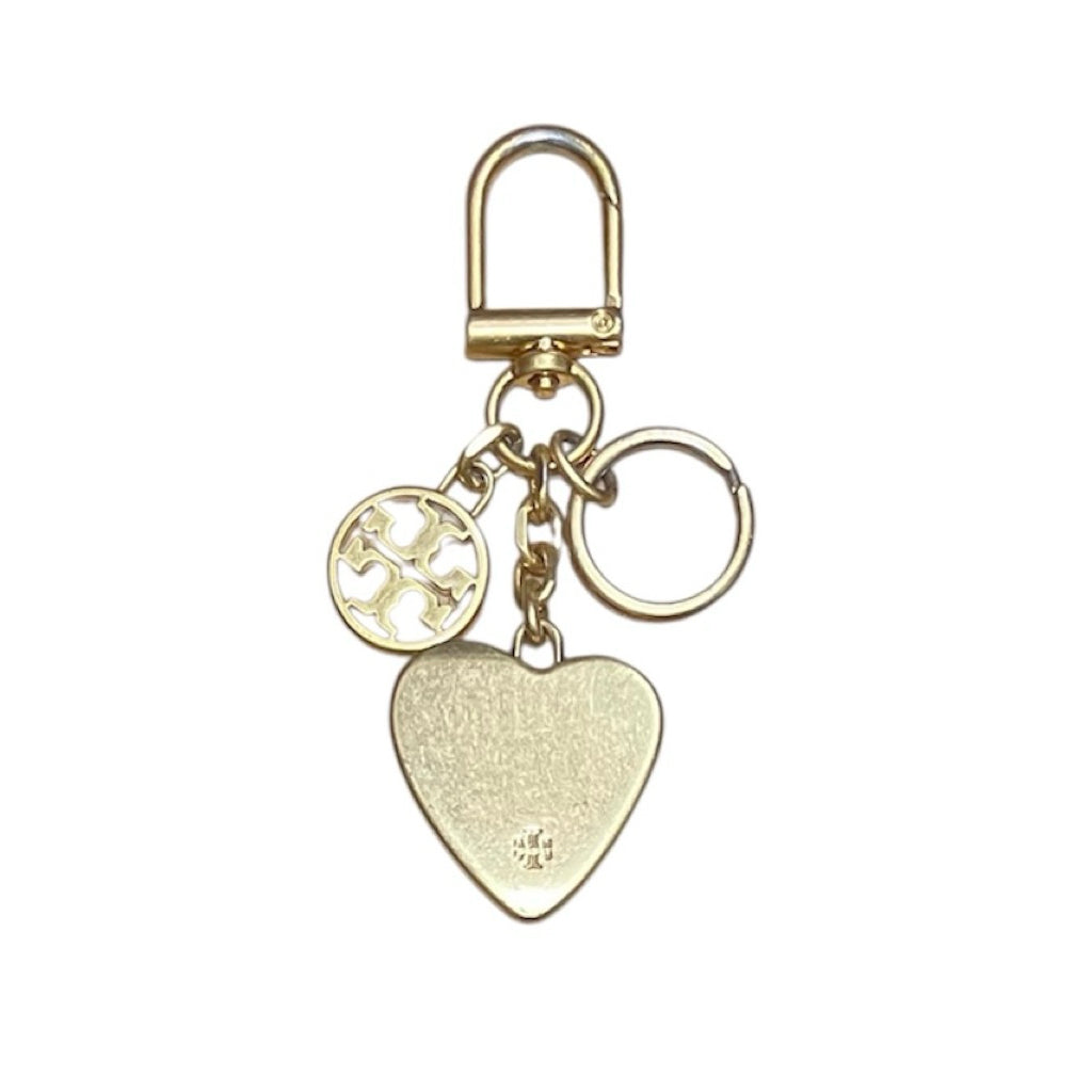 TORY BURCH 藍色 愛心 鑰匙圈 保證正品